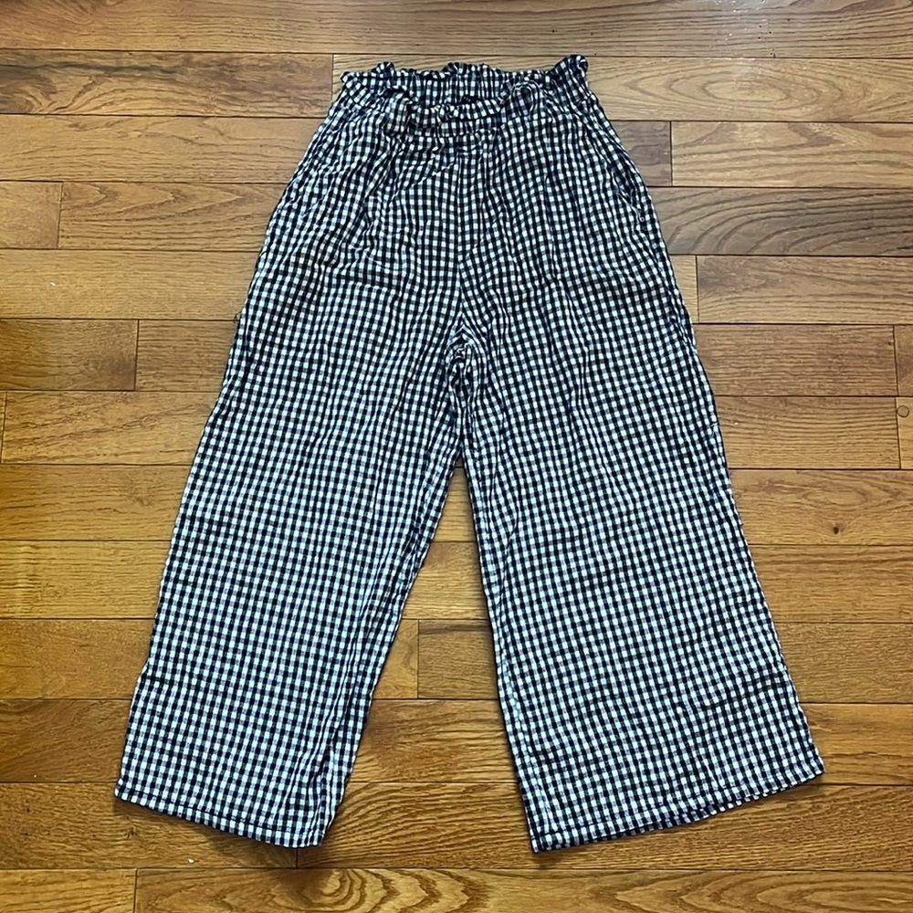 blue&white pants